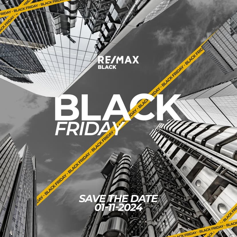 ¡Remax Black transforma el concepto de Black Friday en el mercado inmobiliario! 🏠